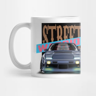 nissan s13 240sx gray Mug